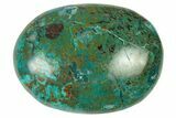 Polished Chrysocolla and Malachite Stone - Peru #250348-1